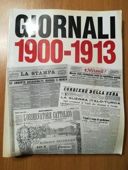 Giornali 1900 - 1913 - copertina