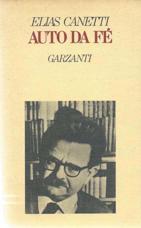 Auto da Fé - Elias Canetti - copertina