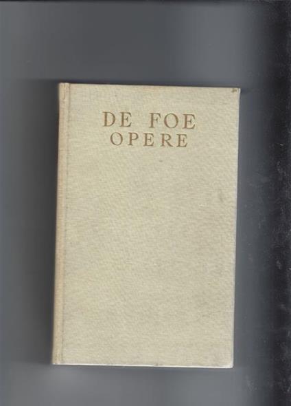 Opere vol III - Daniel Defoe - copertina