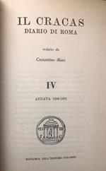 Il Cracas - Diario di Roma - Volume IV - 1890-1891
