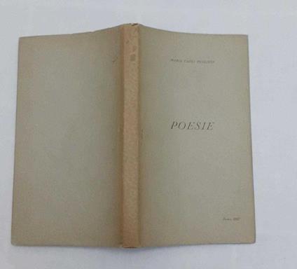 Poesie - copertina