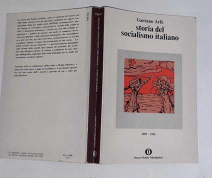 Storia del socialismo italiano - Gaetano Arfé - copertina