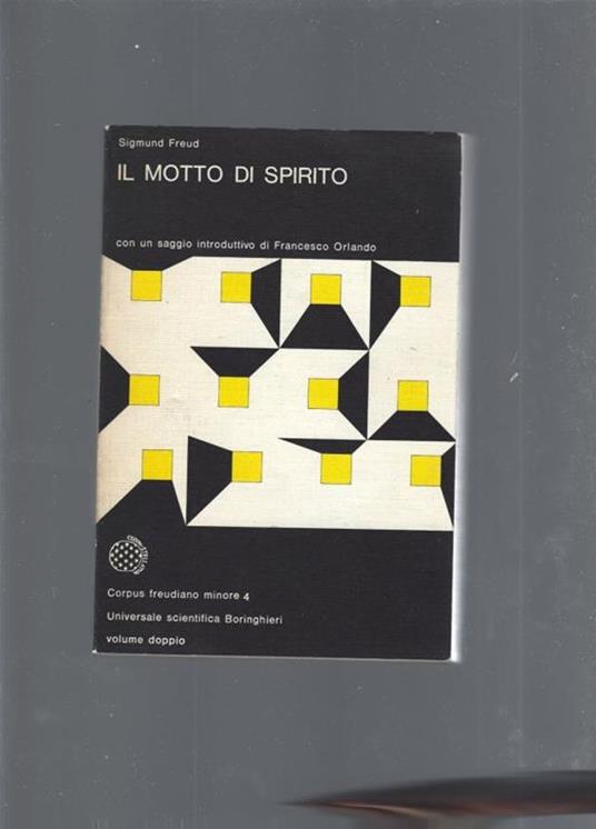 Il motto di spirito - Sigmund Freud - copertina