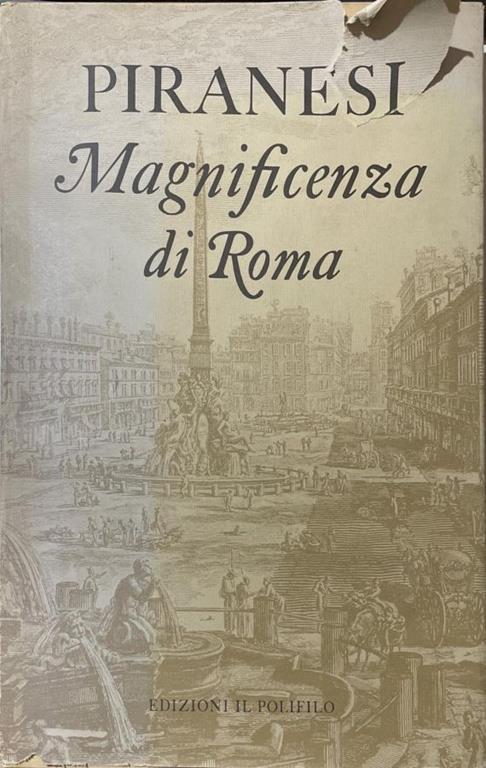 Piranesi Magnificenza di Roma - Giovanni Battista - copertina