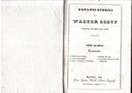 Romanzi storici di Walter Scott, tomo IV-parte prima. Contenente: I puritani di Scozia/Il nano misterioso/La bella fanciulla di Perth/Peveril del Pic/La promessa sposa di Lammermoor