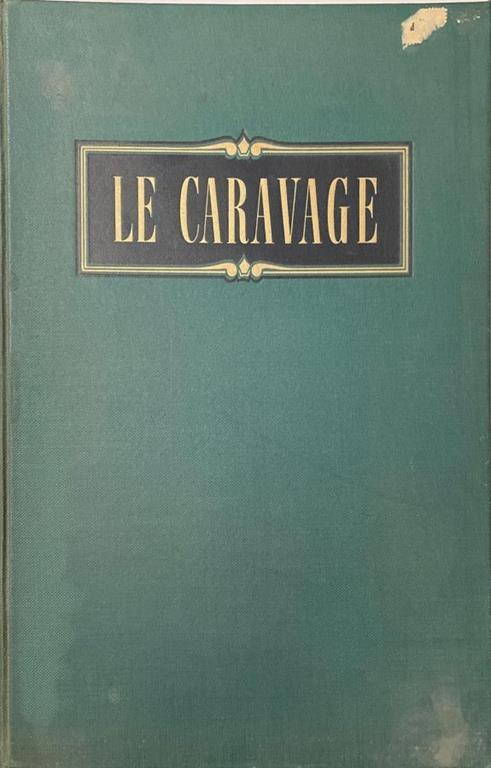 Le Caravage - Roberto Longhi - copertina