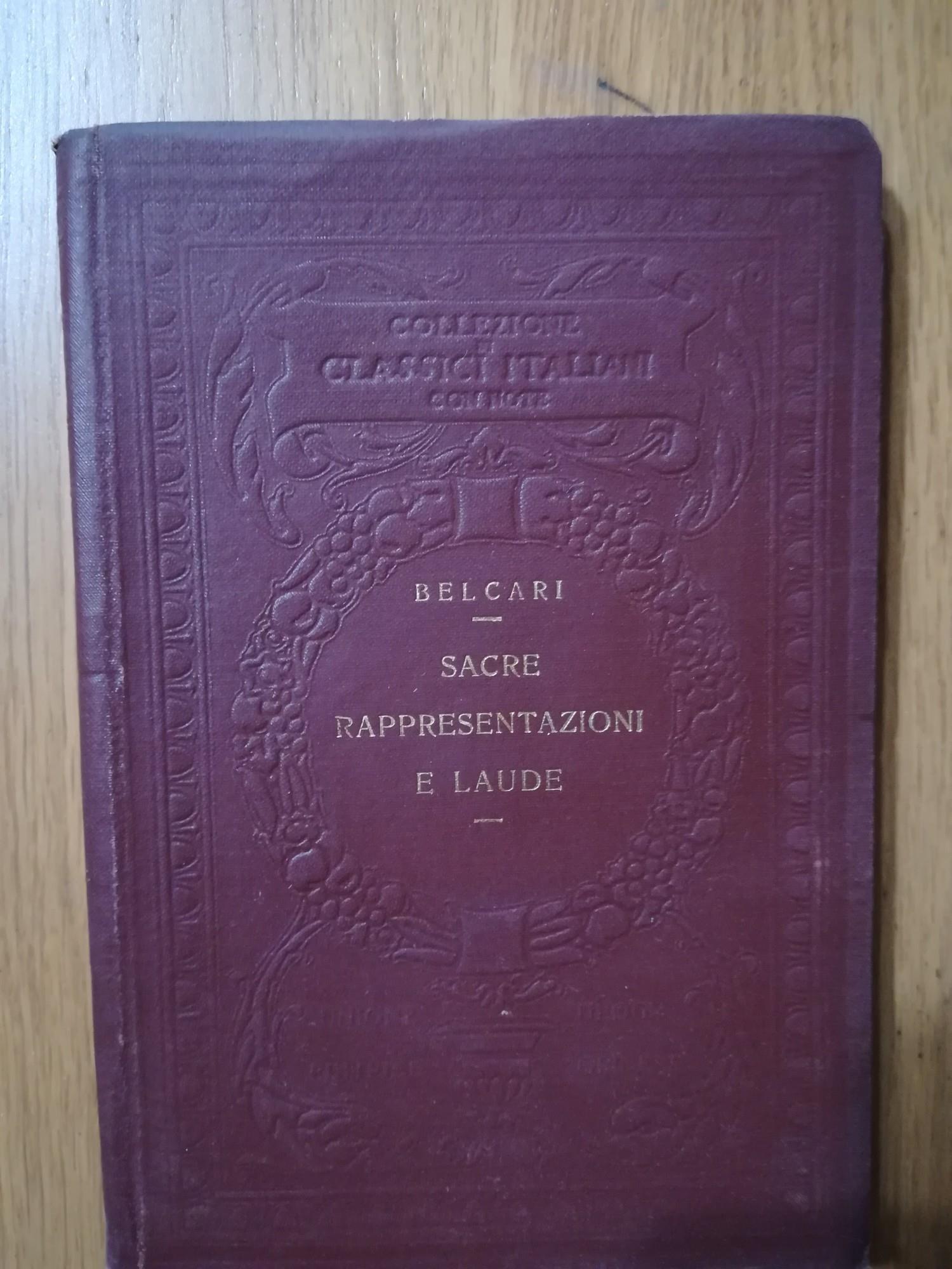 Sacre rappresentazioni e laude