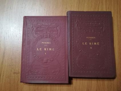 Le rime - Ludovico Ariosto - copertina
