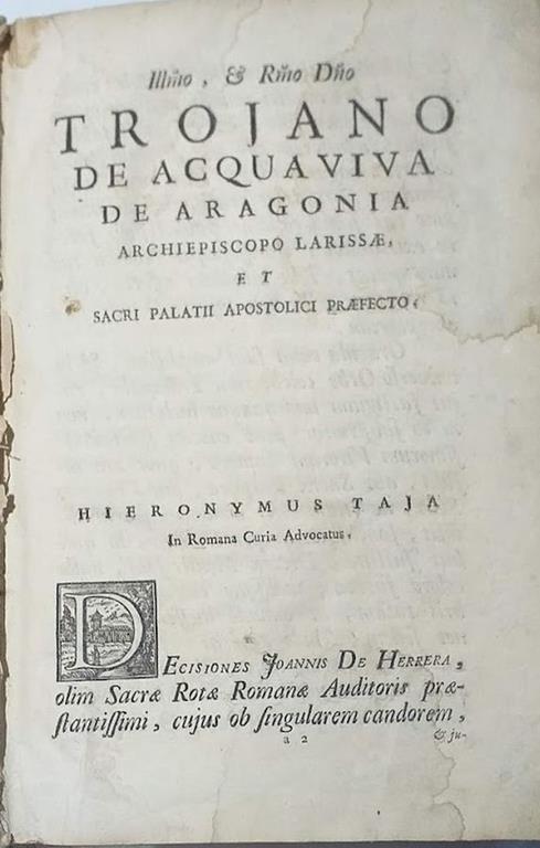 Index Decisionum per Dioeceses - copertina