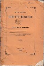 D'un nuovo Diritto Europeo