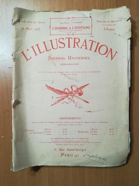 L' Illustration - copertina