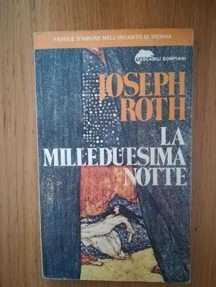 La milleduesima notte - Joseph Roth - copertina