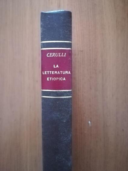 La letteratura etiopica - Enrico Cerulli - copertina