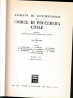 Rassegna di Giurisprudenza sul Codice di Procedura Civile. Anni 1986-1990, tomo III, libro II, art. 360-473