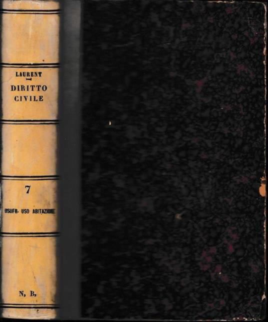 Principii di Diritto Civile, vol. 7 - F. Laurenti - copertina