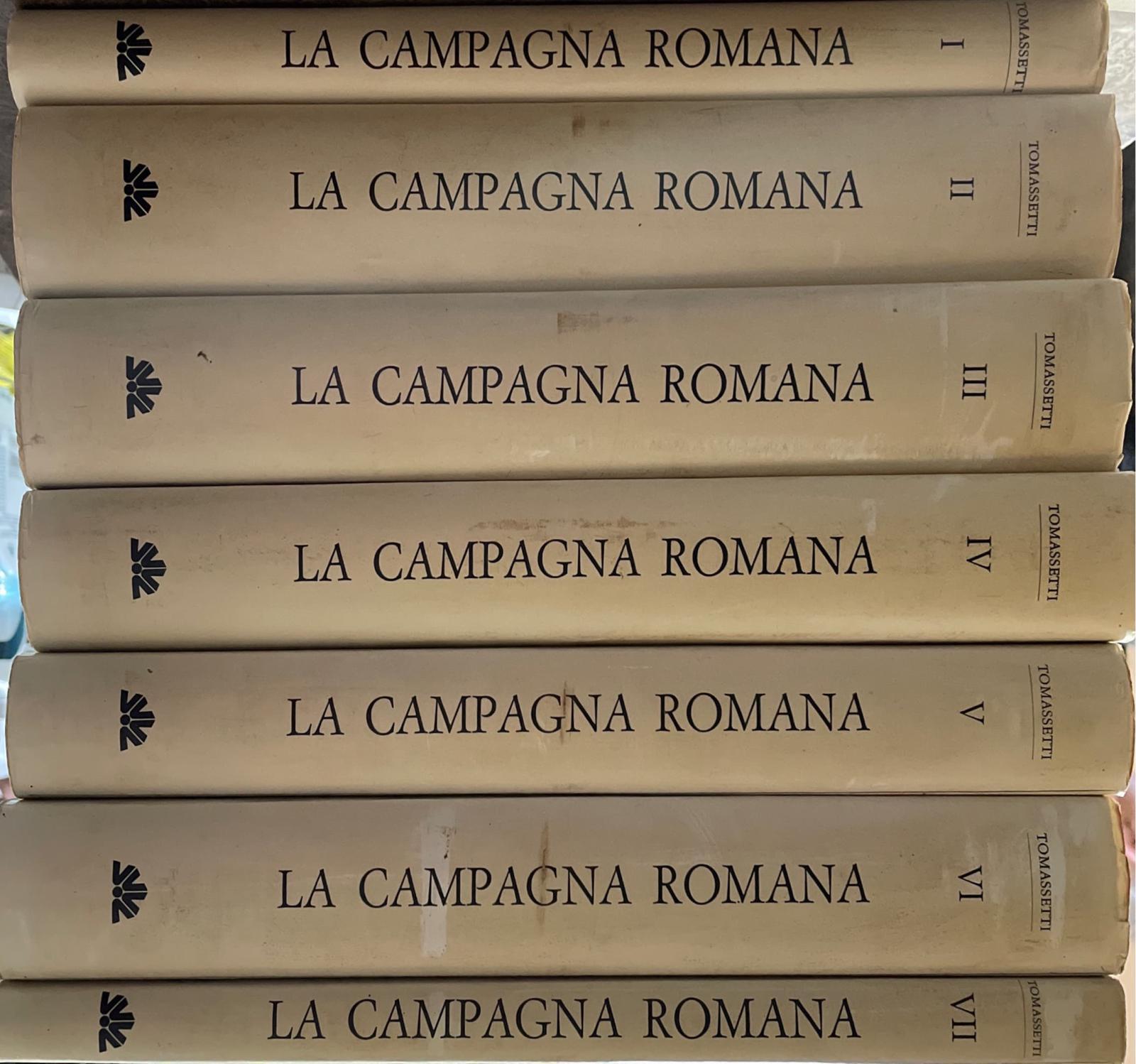 La campagna romana antica, medioevale e moderna. (7 Vol)