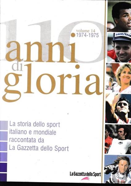 110 anni di gloria, vol. 14: 1974-1975 - copertina