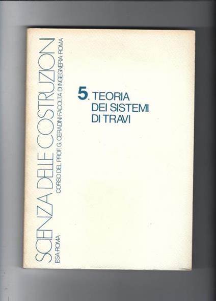Teoria dei sistemi di travi - copertina