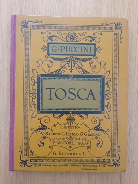 Tosca - Giacomo Puccini - copertina
