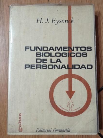 Fundamentos biologicos de la personalidad - Hans J. Eysenck - copertina