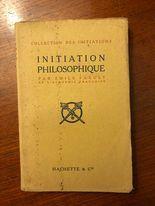 Initation Philosophique