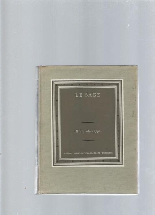 Il diavolo zoppo - Alain-René Le Sage - copertina