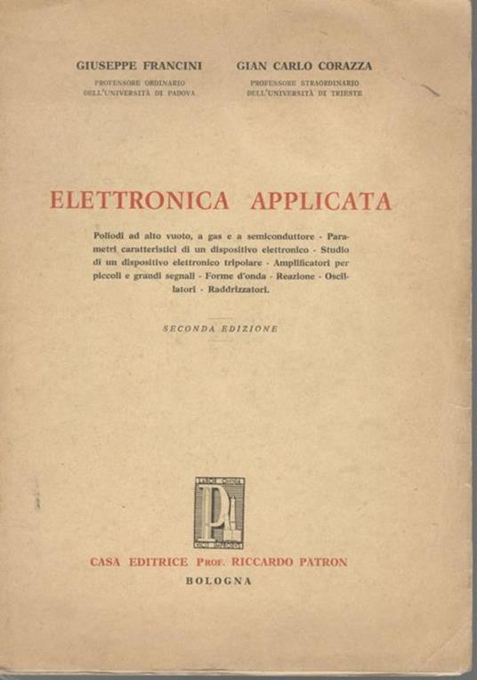 Elettronica applicata - copertina