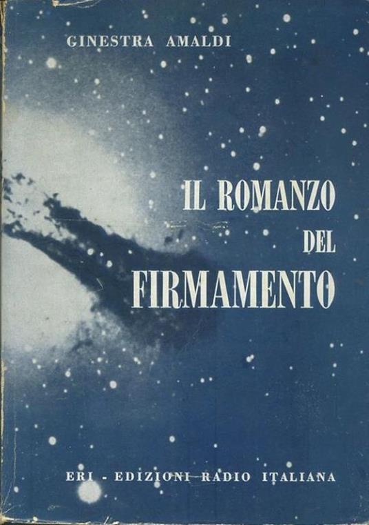 Il romanzo del firmamento - Ginestra Amaldi - copertina