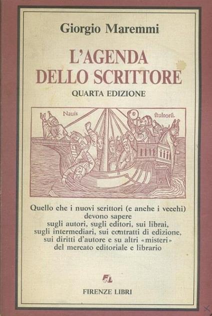 L' agenda dello scrittore - Giorgio Maremmi - copertina