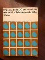 Impegno della DC per le autonomie locali e il rinnovamento dello Stato - copertina