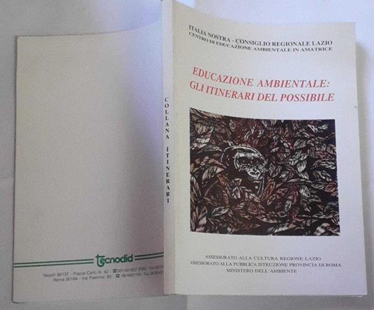 Educazione ambientale: gli itinerari del possibile - Carla De Angelis - copertina
