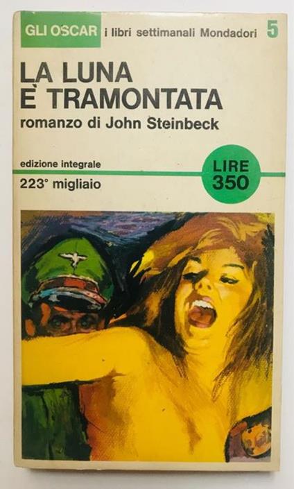 La luna è tramontata - John Steinbeck - copertina