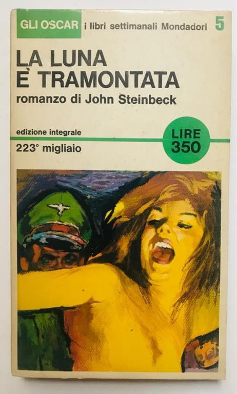 La luna è tramontata - John Steinbeck - copertina
