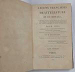Lecons francaises de litterature et de morale. Tome premier