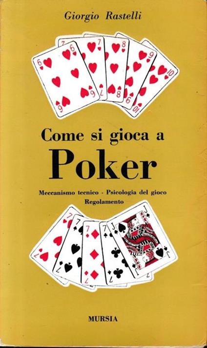 Come si gioca a Poker - Giorgio Rastelli - copertina
