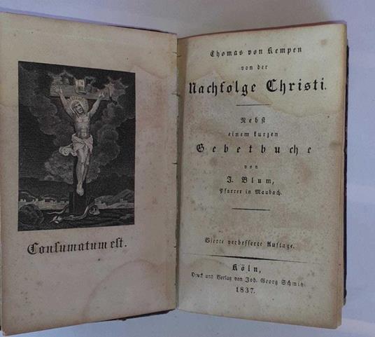Nachfolge Christi - Tommaso da Kempis - copertina