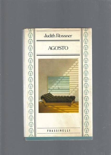 Agosto - Judith Rossner - copertina