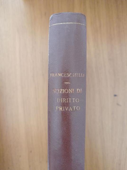 Nozioni di diritto privato - copertina