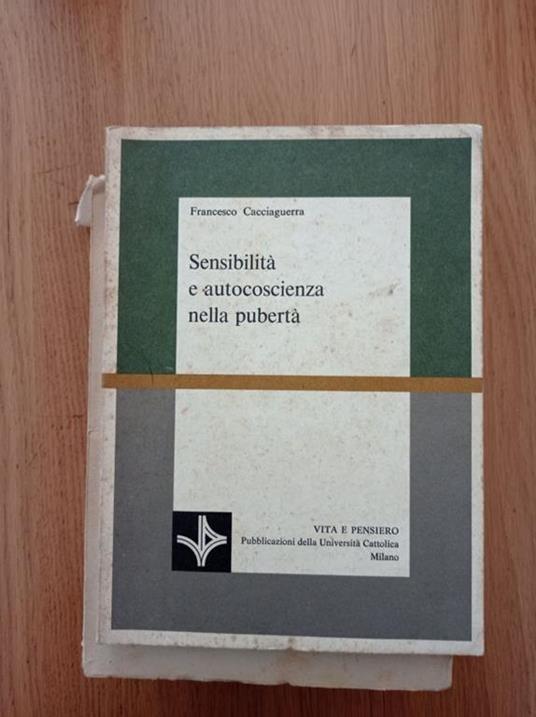 Sensibilità e autocoscienza nella pubertà - copertina
