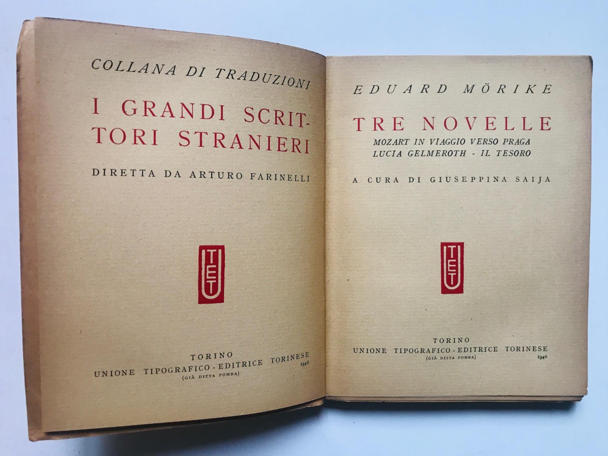 Tre novelle: Mozart in viaggio verso Praga, Lucia Gelmeroth, Il tesoro