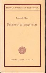 Pensiero ed esperienza
