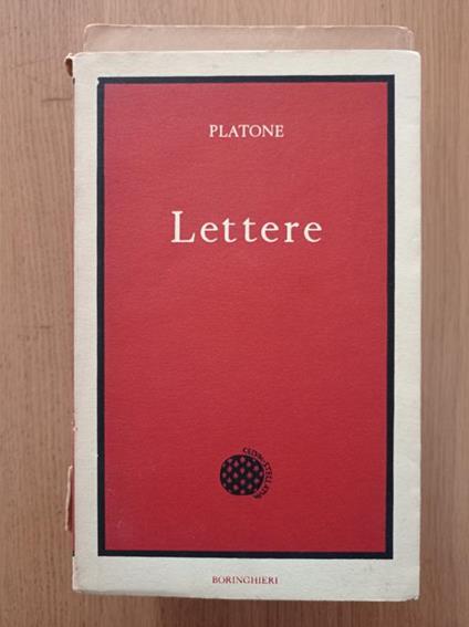 Lettere - Platone - copertina