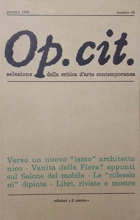 Op. Cit. Numero 65