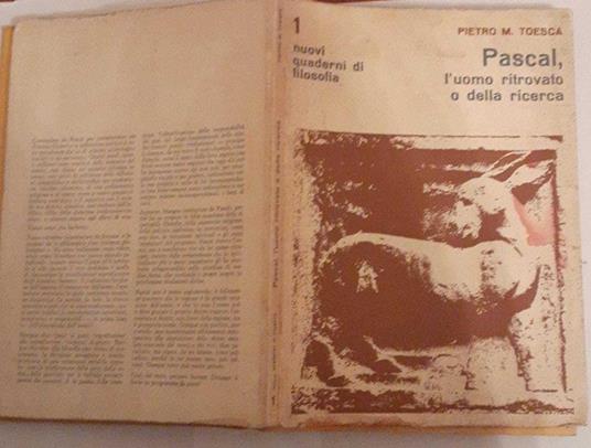 Pascal, l'uomo ritrovato o della ricerca - Pietro M. Toesca - copertina