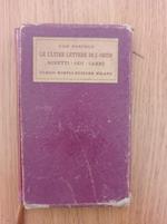 Le ultime lettere di J. Ortis - Sonetti - Odi - Carmi