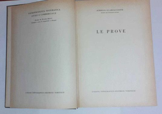 Le prove - Aurelio Scardaccione - copertina