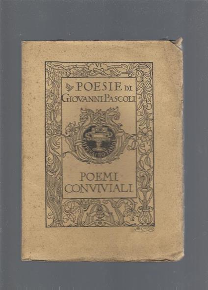 Poemi conviviali - Giovanni Pascoli - copertina