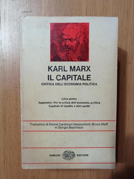 Il capitale - Karl Marx - copertina