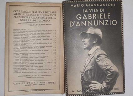 La vita di Gabriele D'Annunzio - copertina
