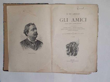 Gli amici - Edmondo De Amicis - copertina